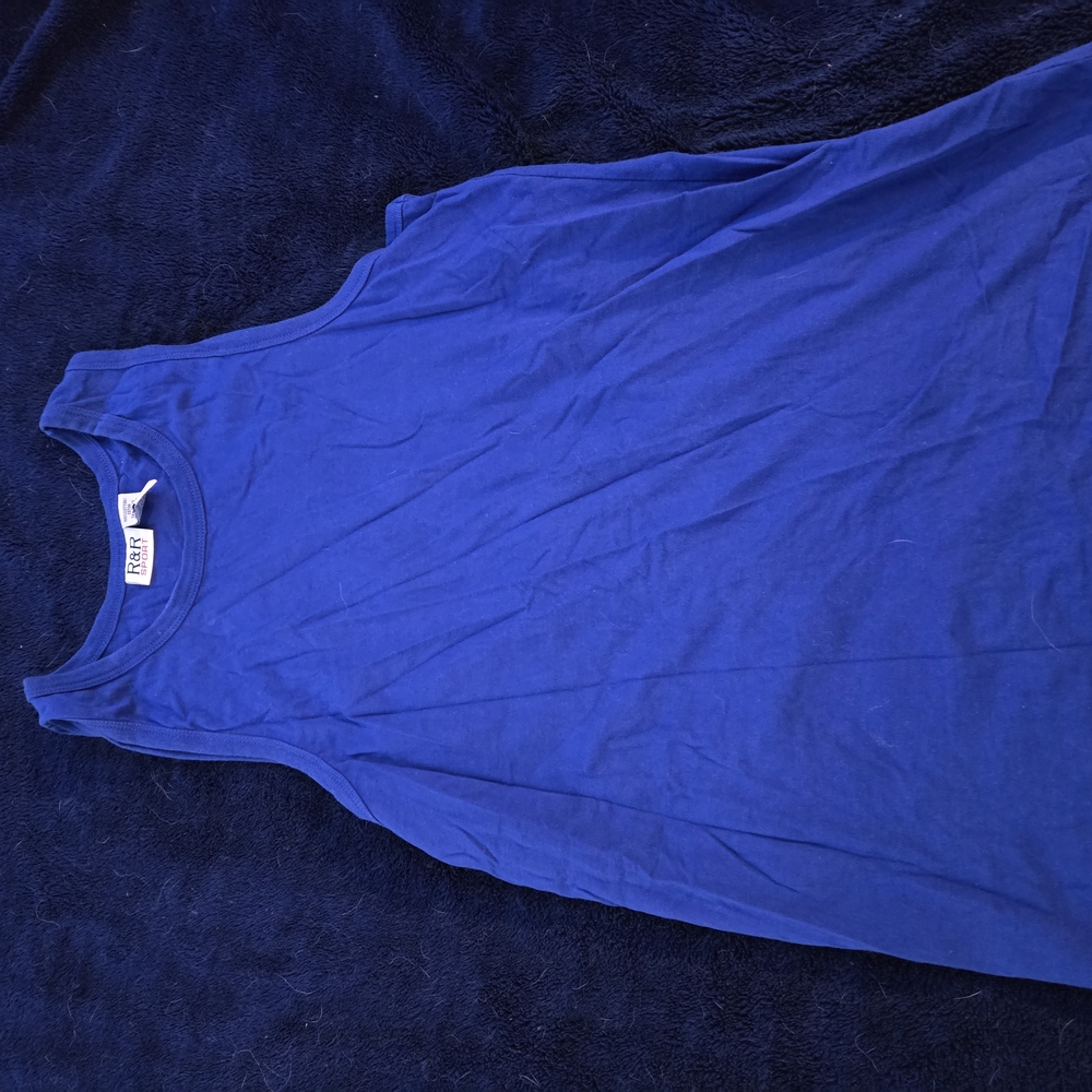 Vibrant Blue Sleeveless Tank Top